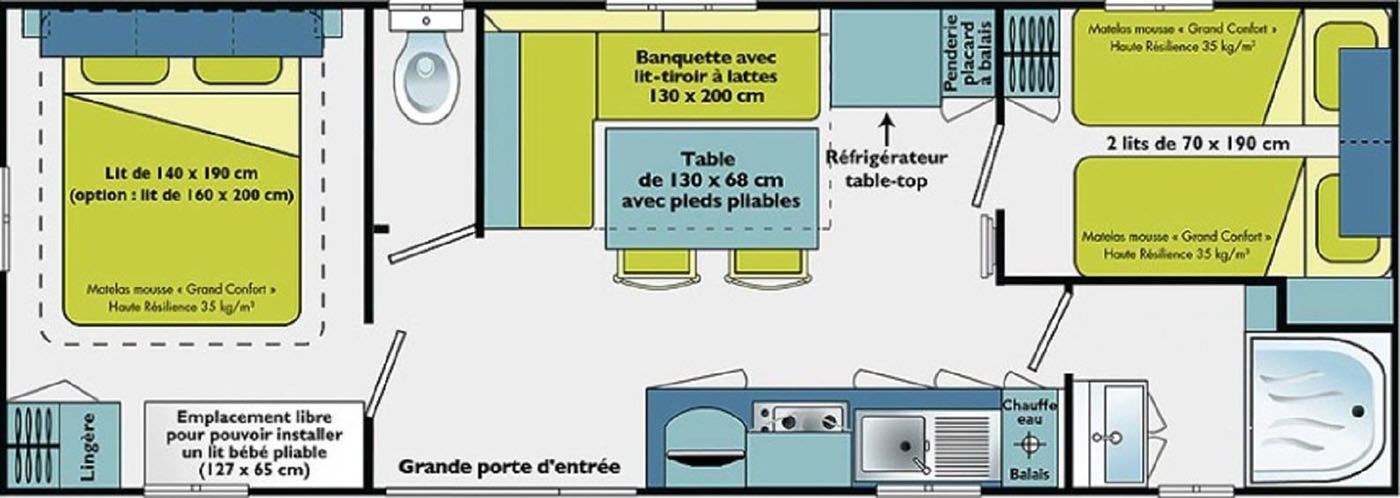 Mobil-home IRM 6 personnes